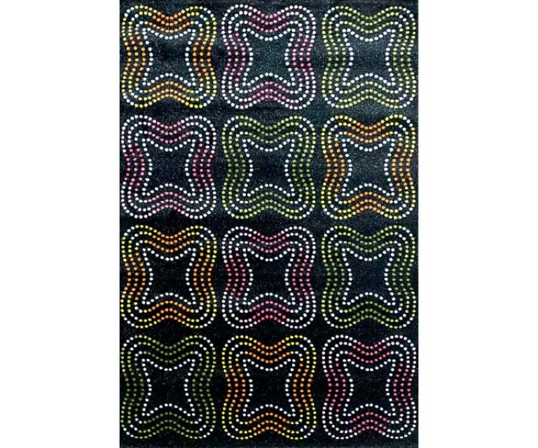 Ковер 200x300 см Rainbow B527A Black